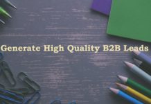 Generate High Quality B2B Leads