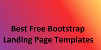 Bootstrap landing page templates