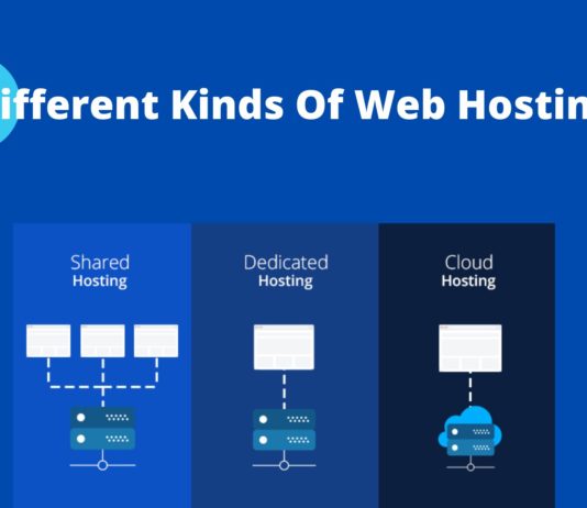 different kind of web hosting