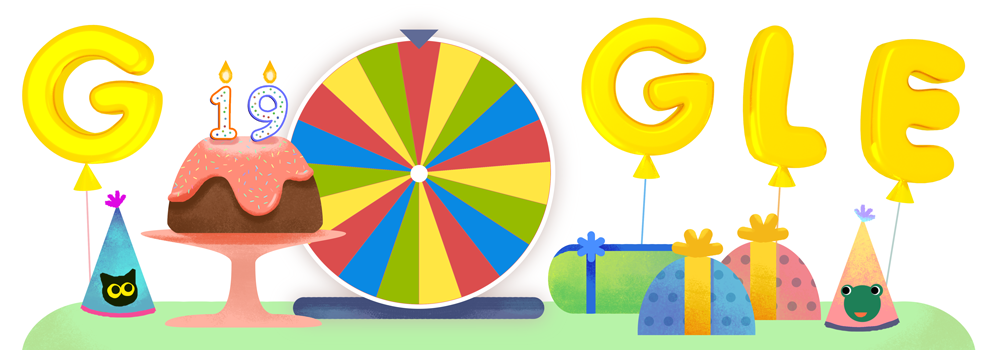 Google Birthday Surprise Party Spinner