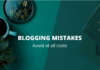 Blogging mistakes