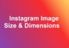 Instagram post Size & Dimensions